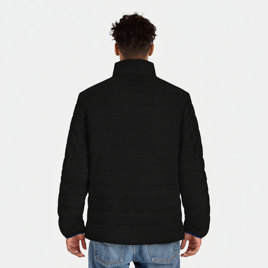 King Black Puffer Jacket — Lightweight Quilted Coat