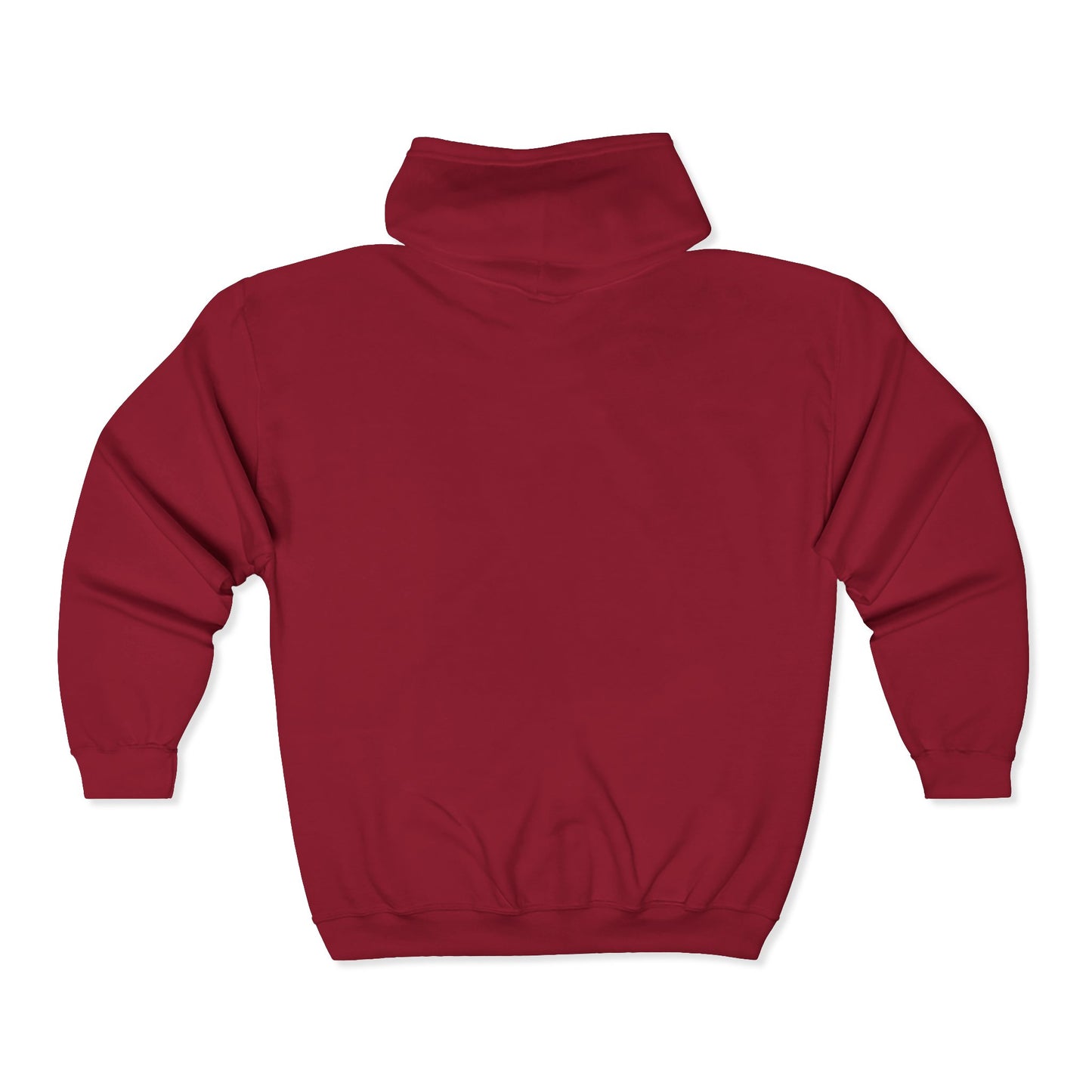 Chest Pocket Fox Zip Hoodie — Small Autumn Fox Emblem