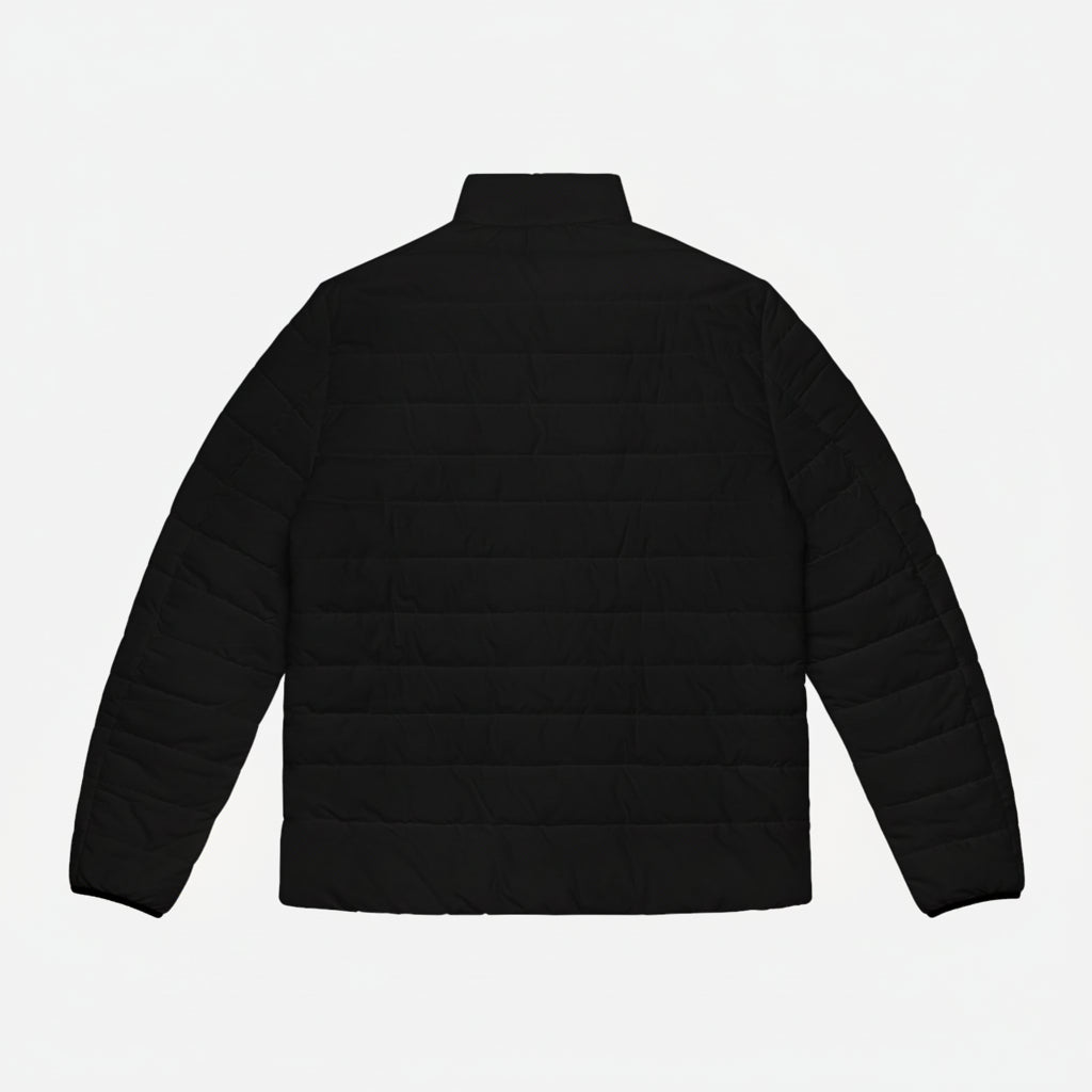 King Black Puffer Jacket — Lightweight Quilted Coat