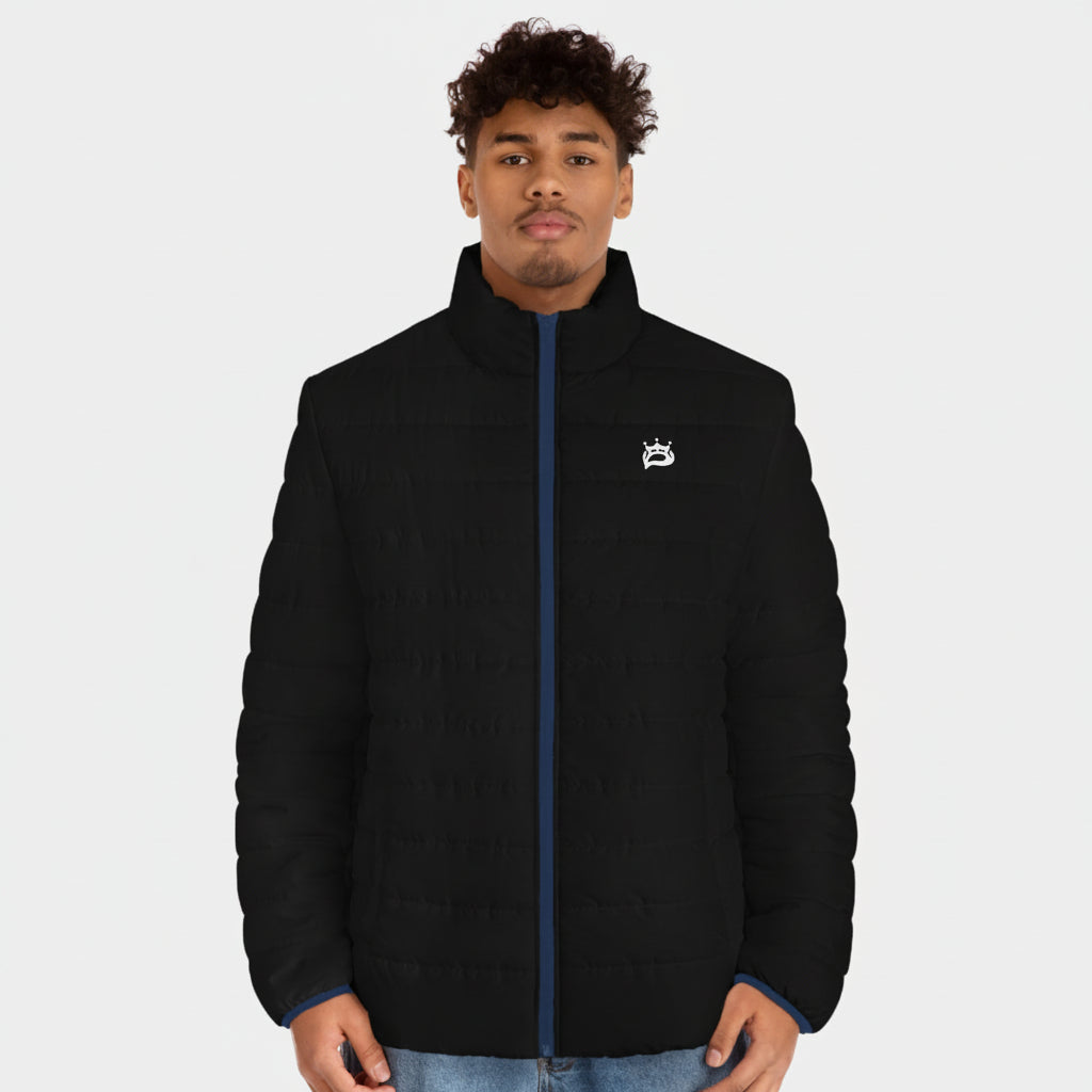 King Black Puffer Jacket — Lightweight Quilted Coat