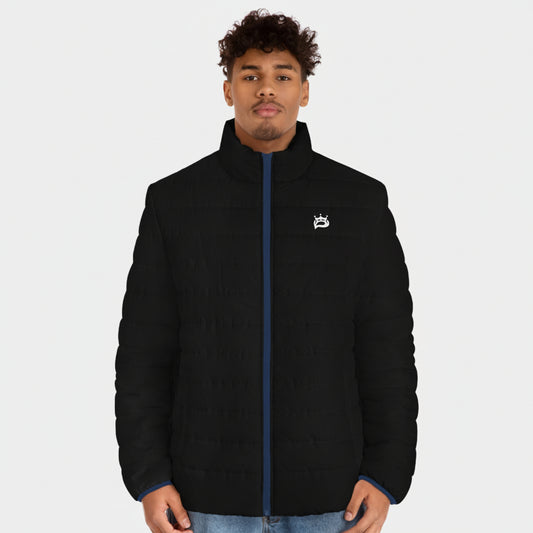 King Black Puffer Jacket — Lightweight Quilted Coat