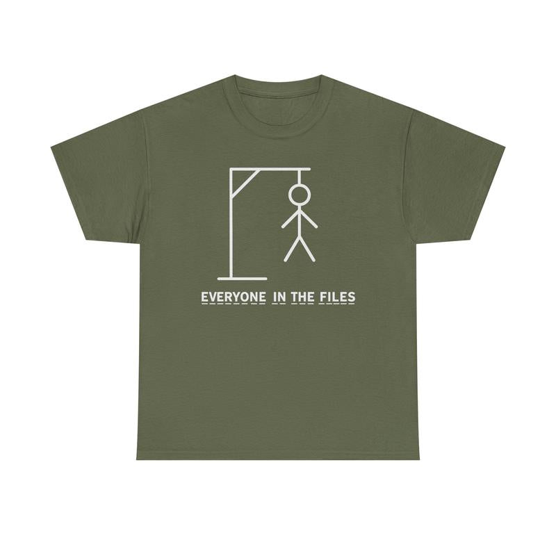 Everyone in the Files Unisex Heavy Cotton Tee