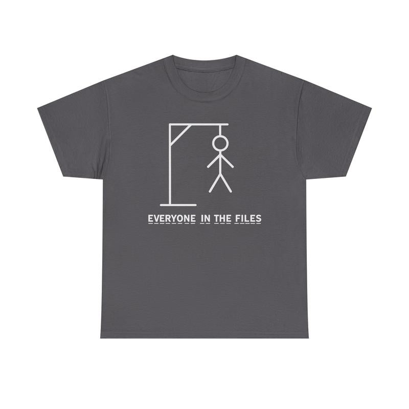 Everyone in the Files Unisex Heavy Cotton Tee