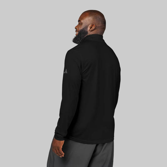 Embroidered Quarter-Zip Performance Pullover – Minimal Athletic Fit